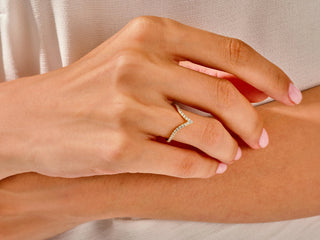 1.5TCW Round Solitaire Moissanite Diamond Unique Bridal Engagement Ring Set