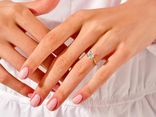 1.5TCW Round Solitaire Moissanite Diamond Unique Bridal Engagement Ring Set