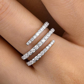 Round Moissanite Diamond Antique Wedding Band