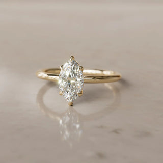 4.00CT Marquise Cut Diamond Solitaire Engagement Ring