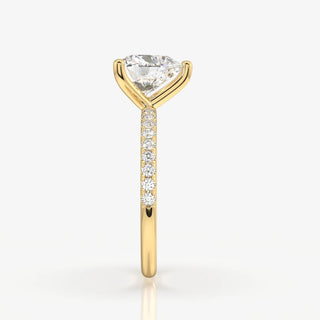 2.00CT Heart Cut Diamond Pave Engagement Ring